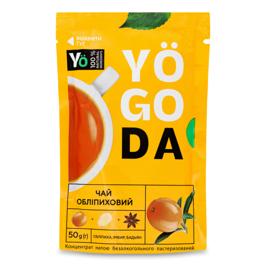 Чай обліпиховий концентрат Yogoda 50г