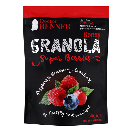 Гранола ягідна Д-р Беннер 300гр м/у