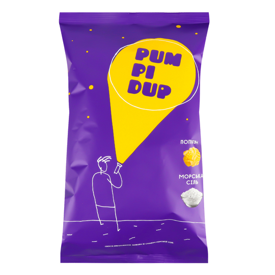 Попкорн морська сіль Pumpidup 90 гр