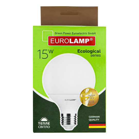 Євроламп ЕКО серія P G95 15W E27 3000K