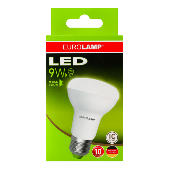 Євроламп ЕКО серія P R63 9W E27 3000K