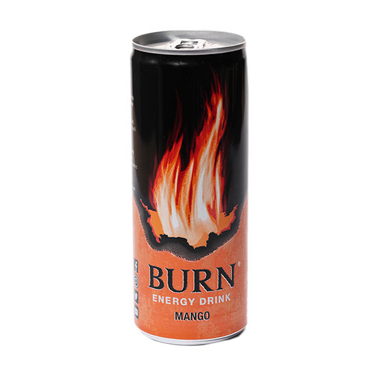 Напій енерг.Burn Mango 0,25л з/б