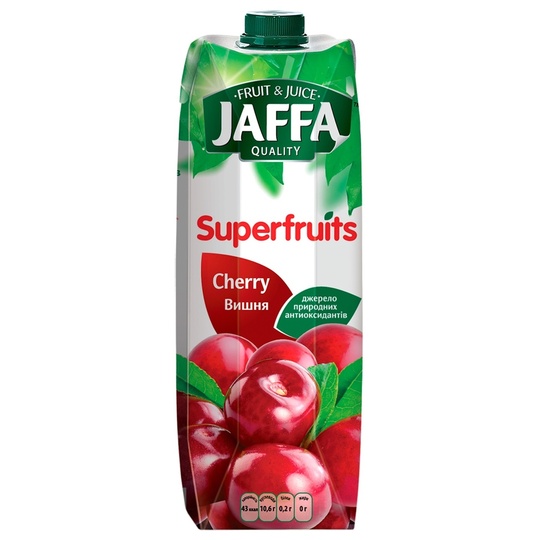 Нектар Jaffa Select Вишня 0,95л
