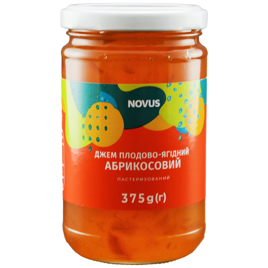 Джем Абрикос Novus с/б 375г