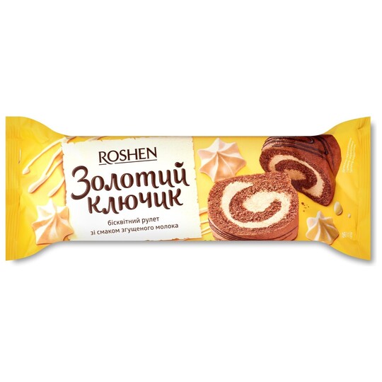 Рулет Золотий ключик Рошен 180г