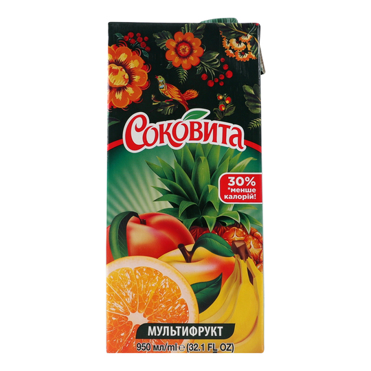 Напій сок.Соковита мультифр. 0,95л т/п