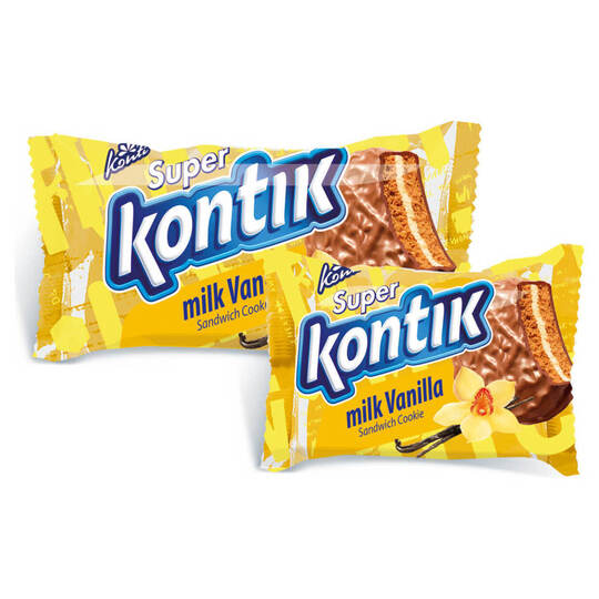 Печиво-сендвіч ваніль super Kontik 90г