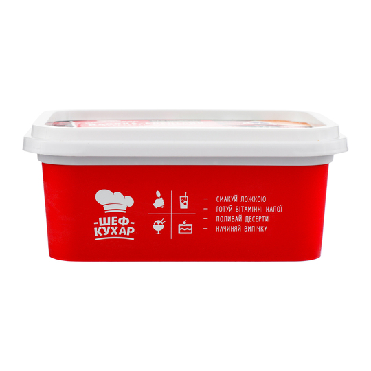 Малина-Апел.перетерт.з цукром Рудь 350г