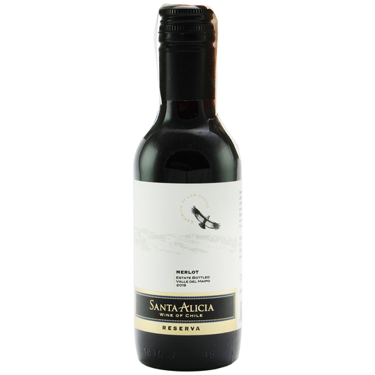 Вино Santa Alicia Merl.ч.сух.13% 0,187л