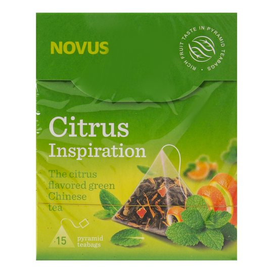 Чай зел.Цитрус натхнен Novus 15*2г