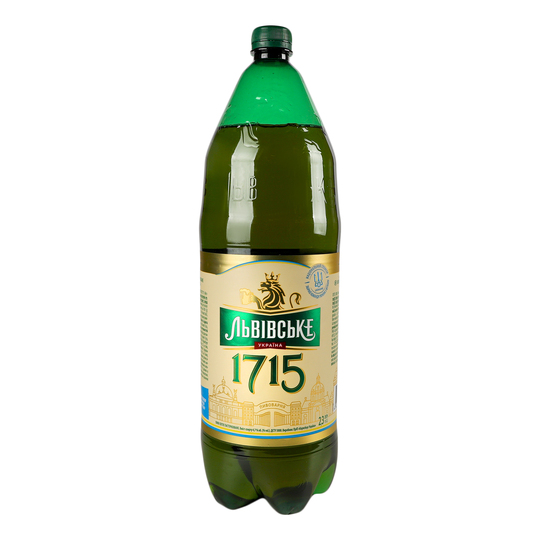 Пиво св.Львівське 1715 4,7% 2,25л ПЕТ