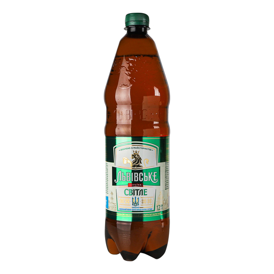 Пиво св.Львівське 4,5% 1,18л ПЕТ
