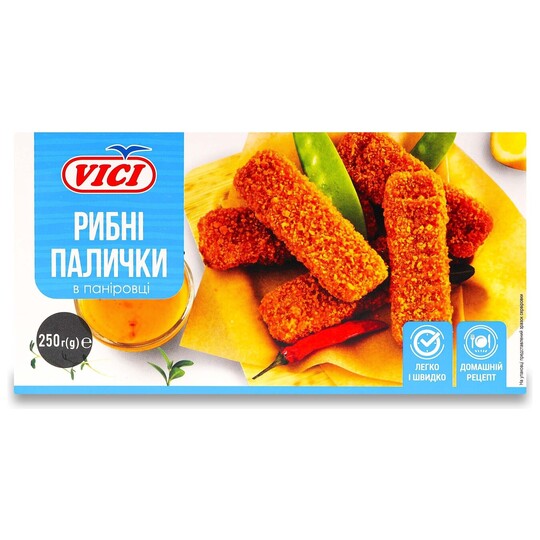 Рибні палички зам.Vici 250г