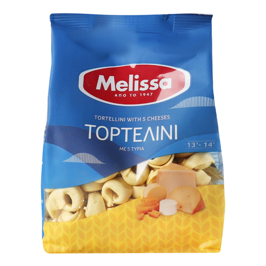 Макарони яєч.тортел.5 сирів Melissa 250г
