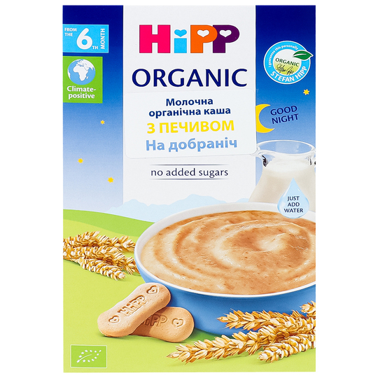 Каша м.На добраніч з печ.з 6м HiPP 250г