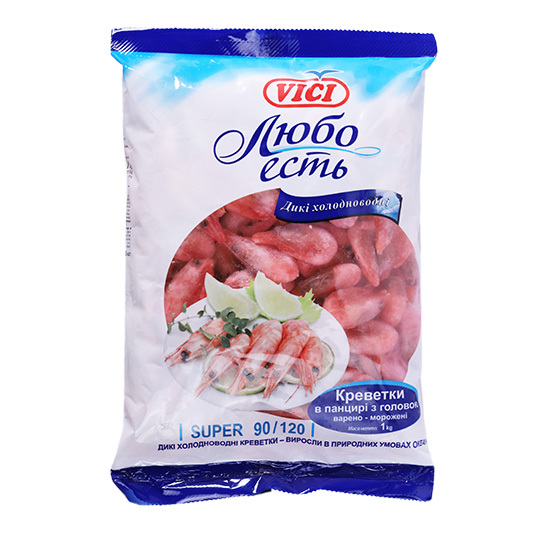 Креветки неоч.90/120 зам.Vici 1кг