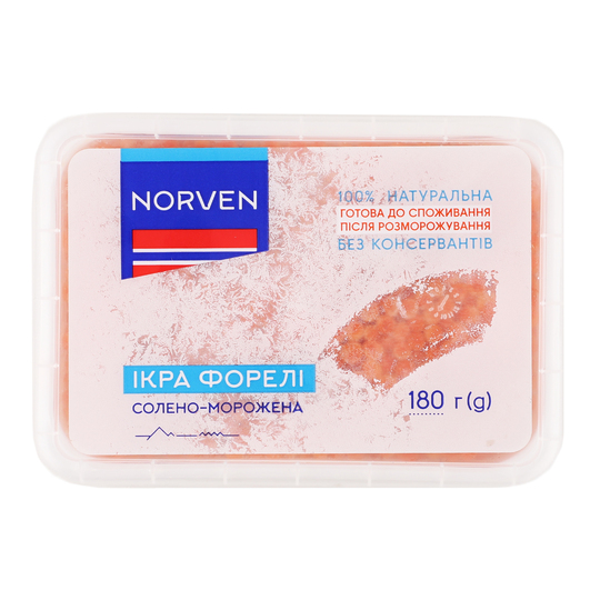 Ікра лососева форелі Norven с/м 180г