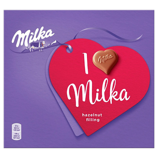 Цукерки з мол.шок.з горіх.нач.Milka 110г