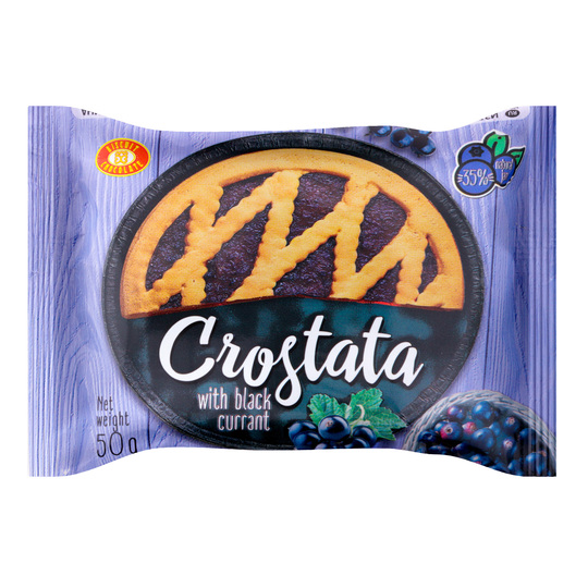 Пиріг пісочний crostata чор.смор.БШ 50г