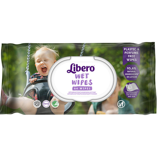 Салфетки вол.дит.Libero Easy Change 64шт