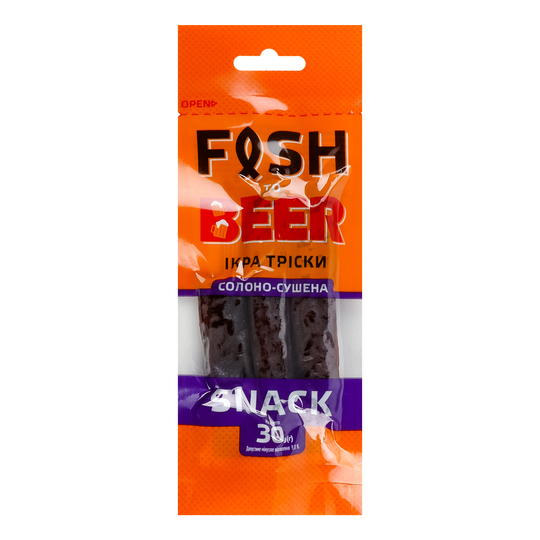 Ікра тріски сушена FishBeer 30г