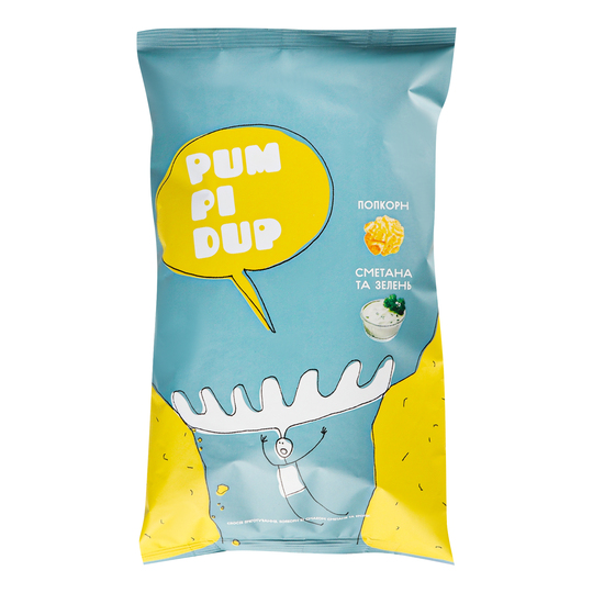 Попкорн смак сметани+кропу Pumpidup 90 г