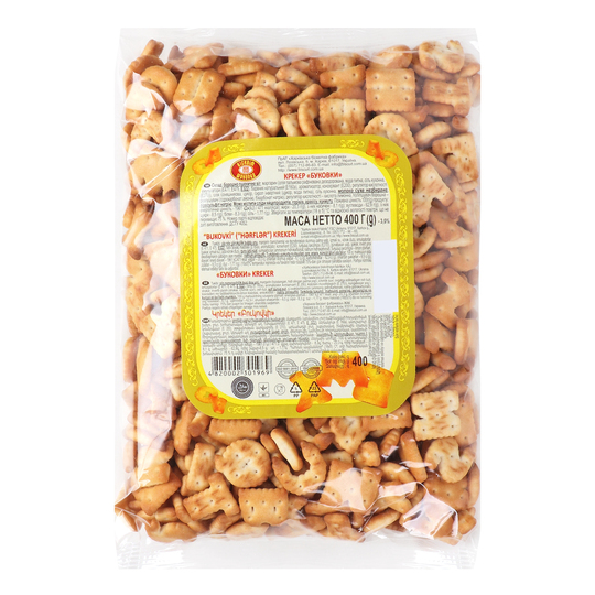 Крекер буковки ХБФ 400г