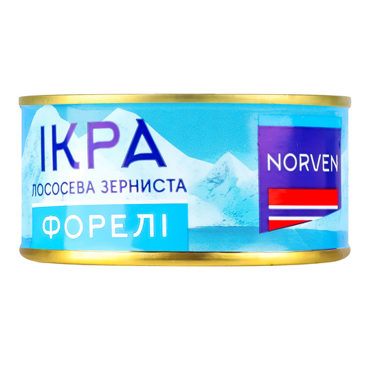 Ікра лососева форелi ж/б Norven 110г