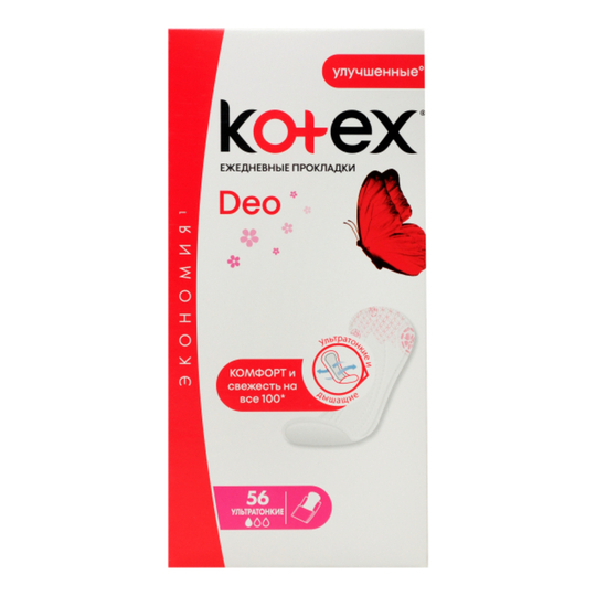 Прокладки щод.Kotex Deo Ultraslim 56 шт