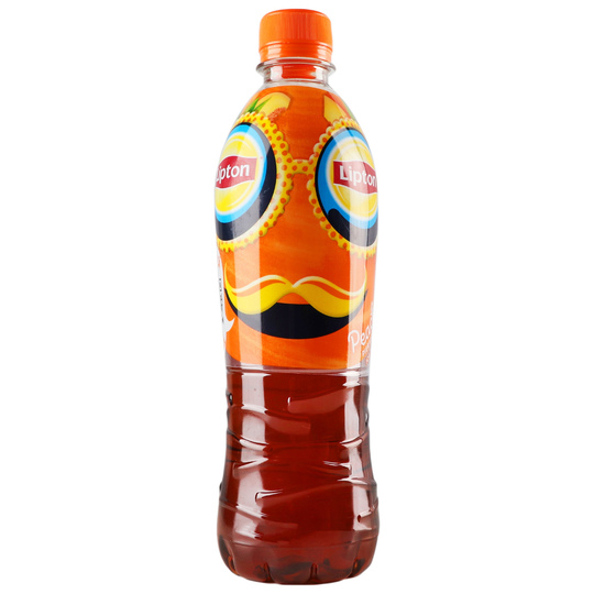 Чай.хол.чорний Lipton Персик 0,5л ПЕТ