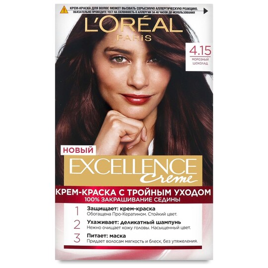 Фарба д/вол.L'Oreal Exc.C.в 4.15