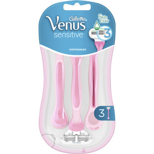 Бритви однораз.Gillette Venus Sens 3шт