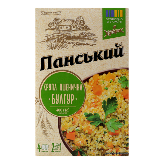 Булгур Хуторок Панський 4*100г к/у