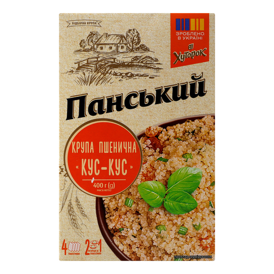 Кус-кус Хуторок Панський 4*100г к/у