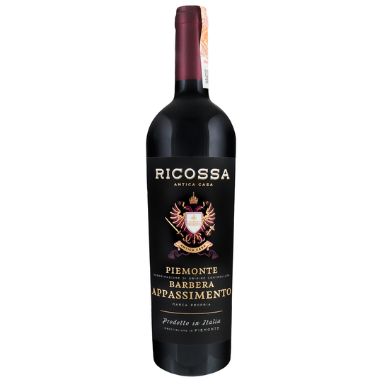 Вино Barbera Ricossa ч.сух.13,5% 0,75л