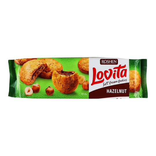 Печиво здобне lovita фундук Roshen 127г