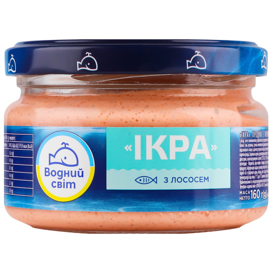 Ікра з шм. лос. Водний світ 160г