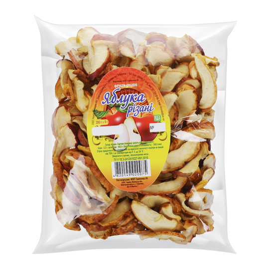 Яблука різані сушені Триполка 200г