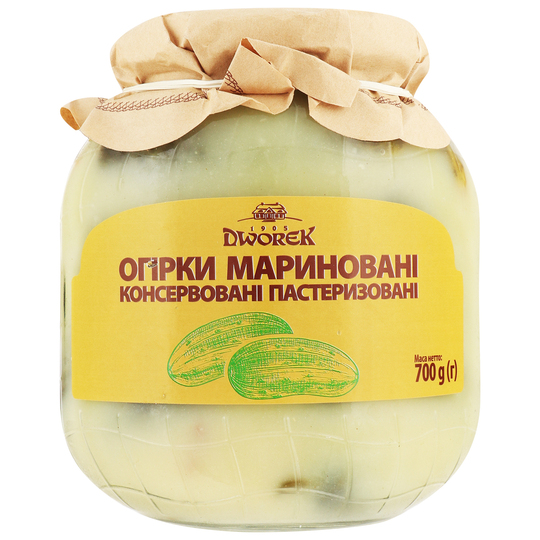 Огірки мариновані Dworek 700г