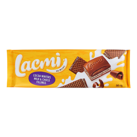 Шоколад мол.з вафлею с какао Lacmi 235г