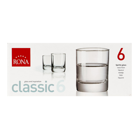 Набір чарок Classic SpiritRona60мл6шт