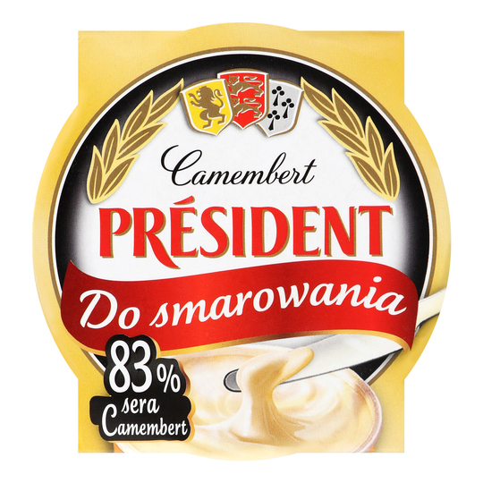 Сир пл.з Камамберу 50%President ван.120г