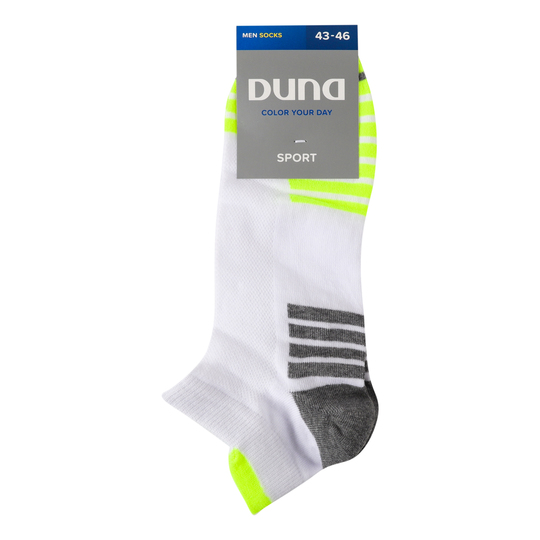 Шкарпетки ч.спорт Duna 7014 р.27-29 біл.