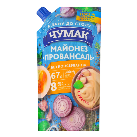 Майонез 67% Провансаль Чумак д/п 300 г