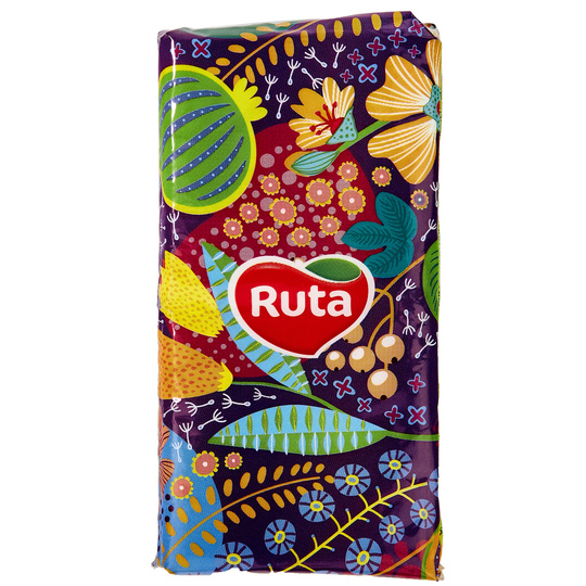 Хустинки нос.Ruta Clas.10*10 3-х шар.б/а