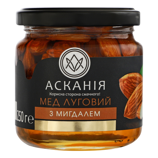 Мед луговий з мигдалем Асканія 250г