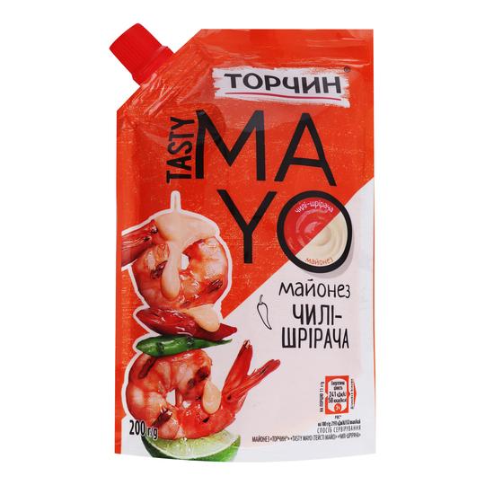 Майонез Tasty Mayo чилі Торчин 200Г