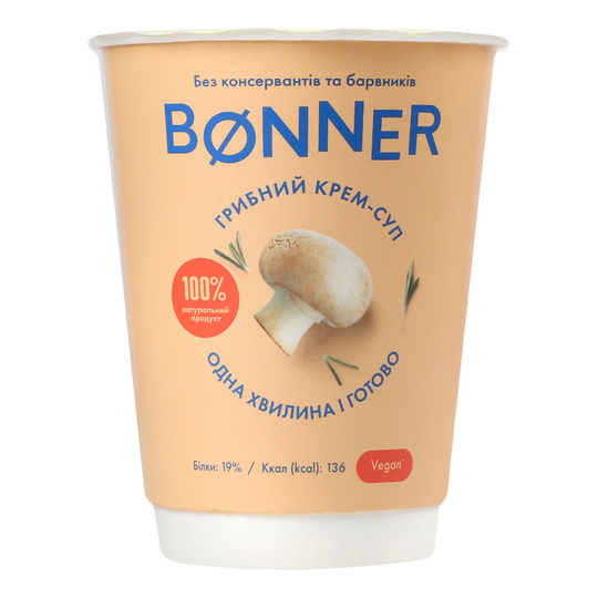 Грибний крем-суп Bonner 50г