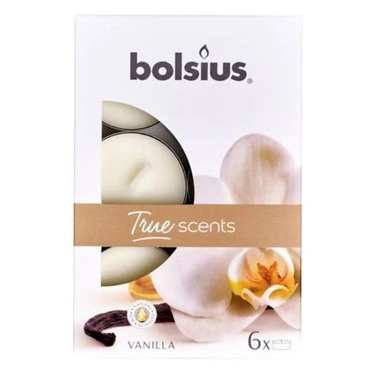 Свічки чай.аром.Bolsius 4г.Ваніль, 6шт