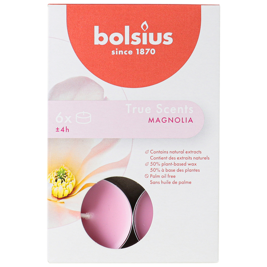 Свічки чай.аром.Bolsius 4г.Магн.6 шт